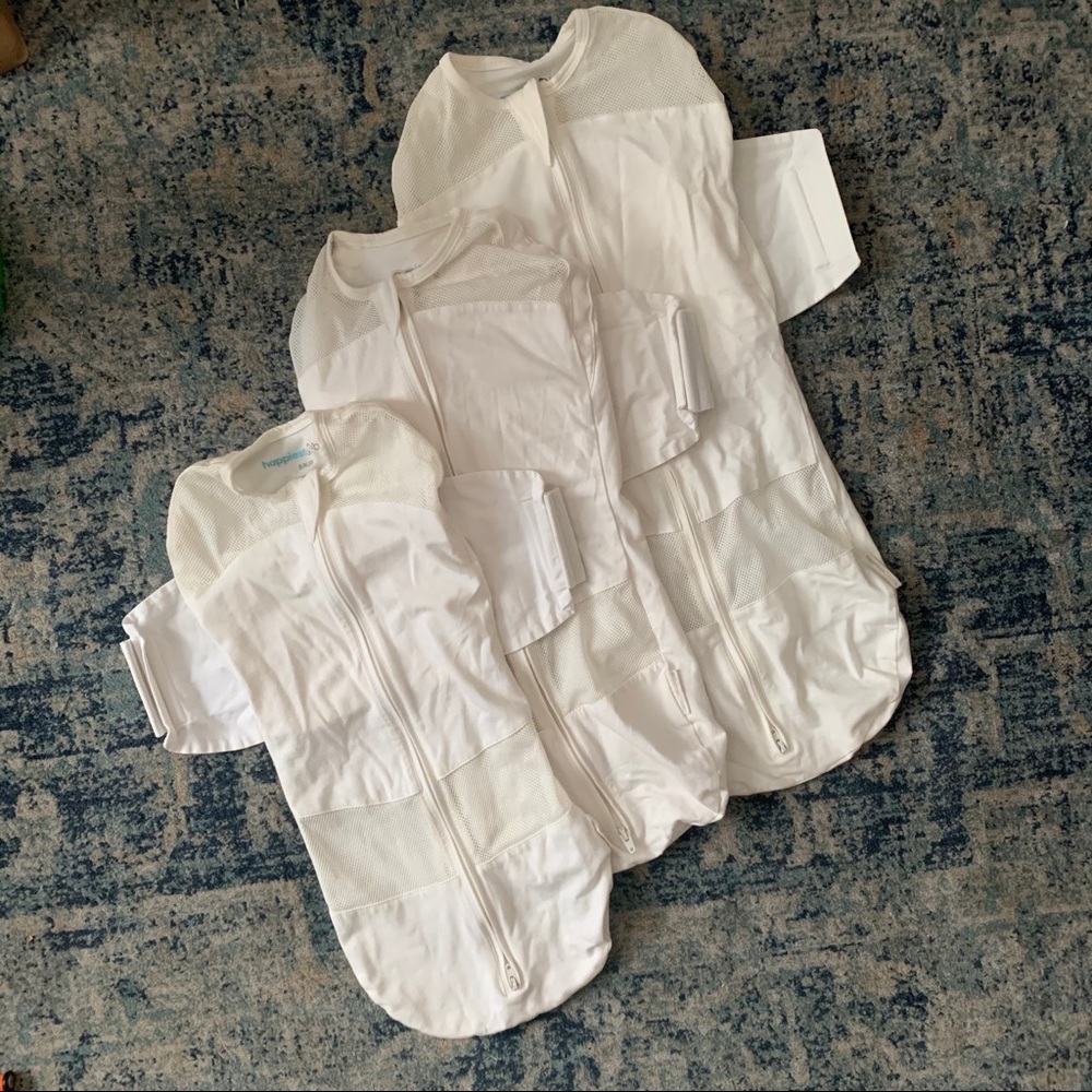 Snoo bundle - S, M, & L swaddles + extra sheet
